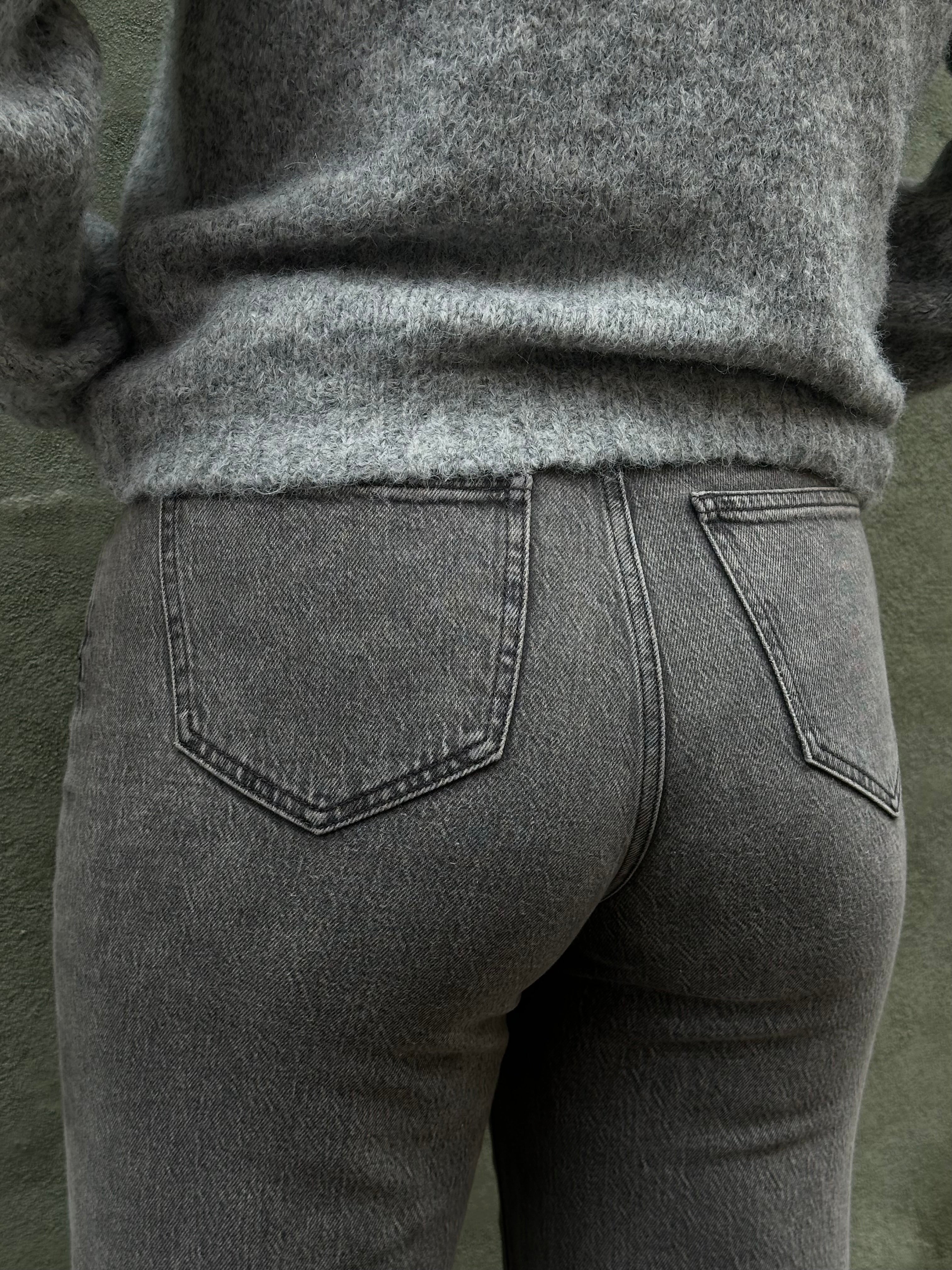 VMTESSA Wide Jeans - Medium Grey Denim